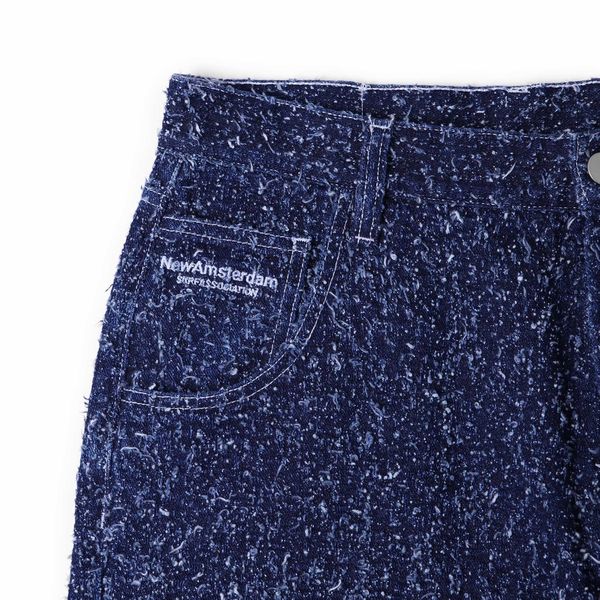 New Amsterdam Surf Association Spray jeans Donker blauw