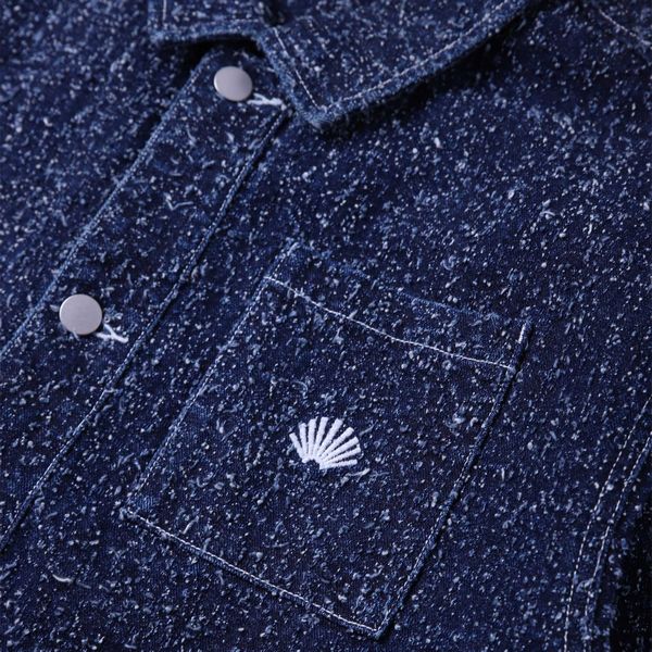 New Amsterdam Surf Association Spray Spijkerjas Donker blauw