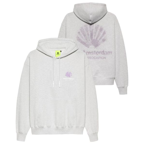 New Amsterdam Surf Association Sprayed Logo Hoodie Grijs