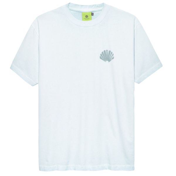 New Amsterdam Surf Association Sprayed Logo T-shirt Licht Blauw