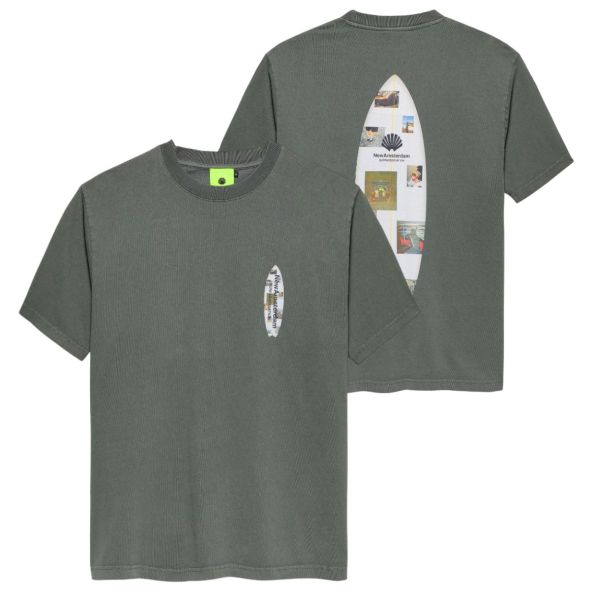 New Amsterdam Surf Association Surf Zine T-shirt Grijs