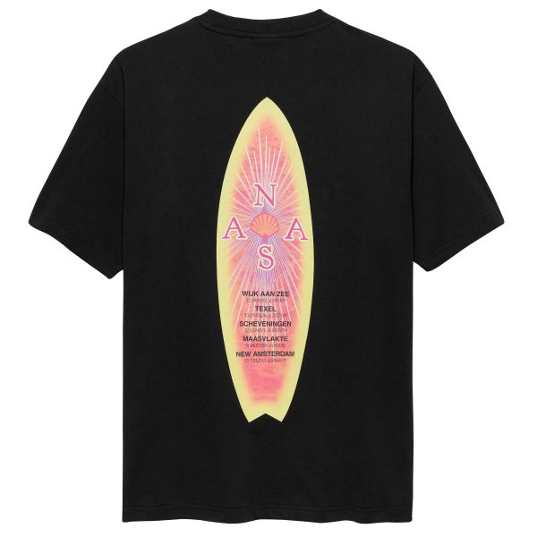 New Amsterdam Surf Association Surfboard T-shirt Zwart