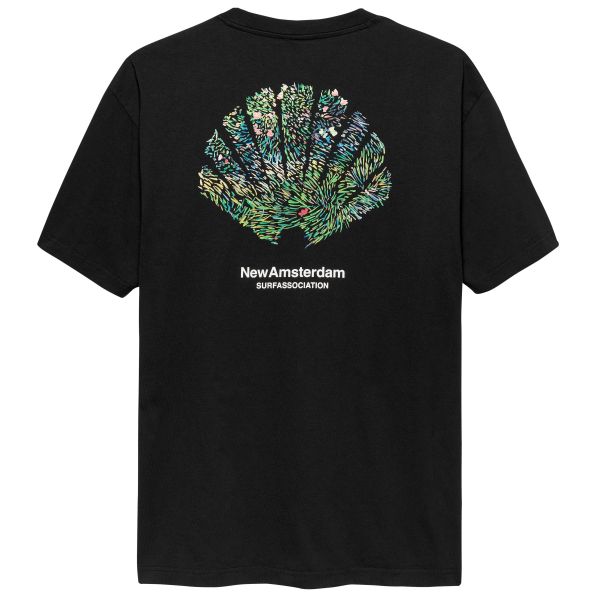 New Amsterdam Surf Association Tall Grass T-shirt Zwart