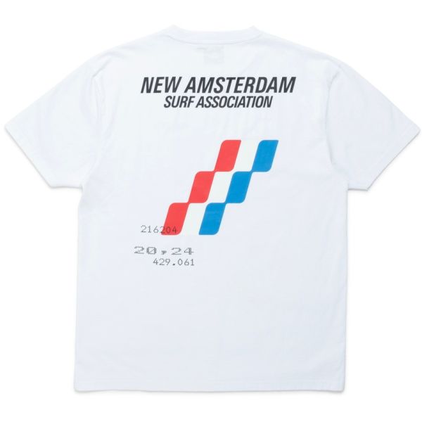 New Amsterdam Surf Association Ticket T-shirt Wit
