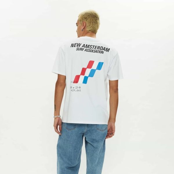 New Amsterdam Surf Association Ticket T-shirt Wit