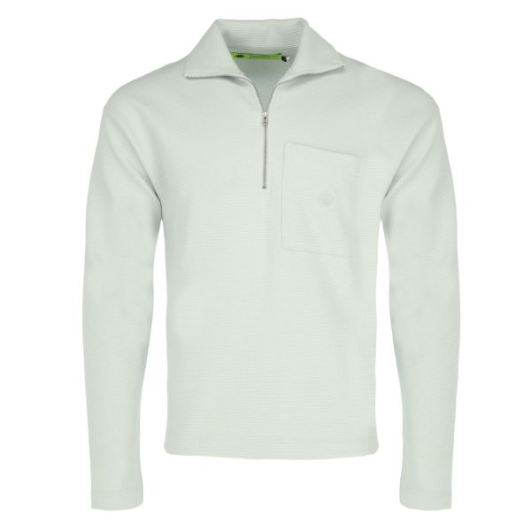 New Amsterdam Surf Association Tide Half-Zip Sweater Licht Blauw