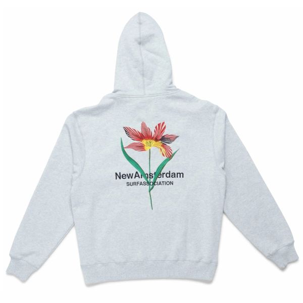 New Amsterdam Surf Association Tulip Hoodie Grijs