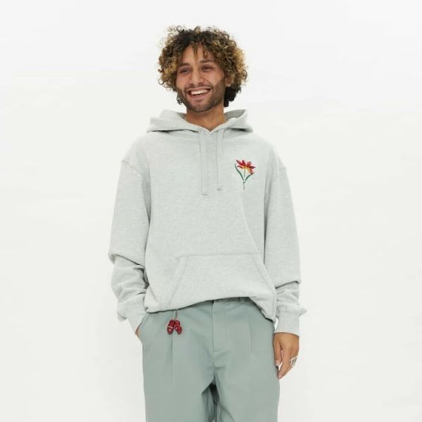 New Amsterdam Surf Association Tulip Hoodie Grijs