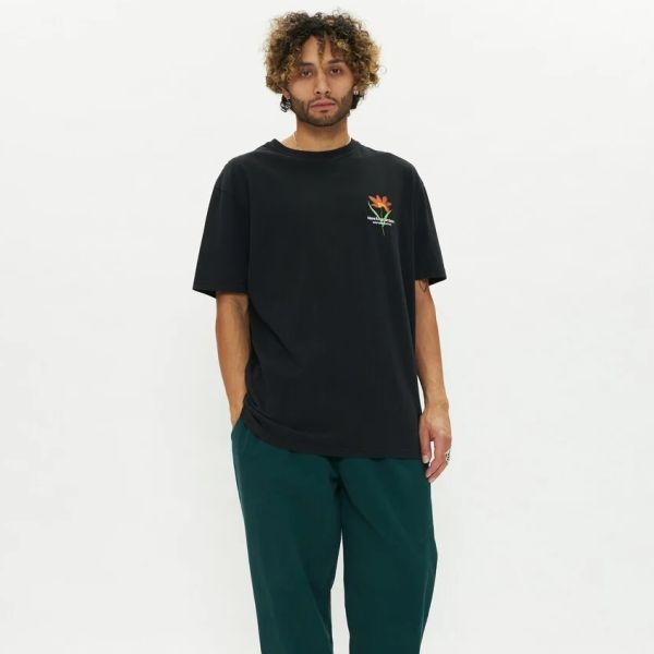 New Amsterdam Surf Association Tulip T-shirt Zwart