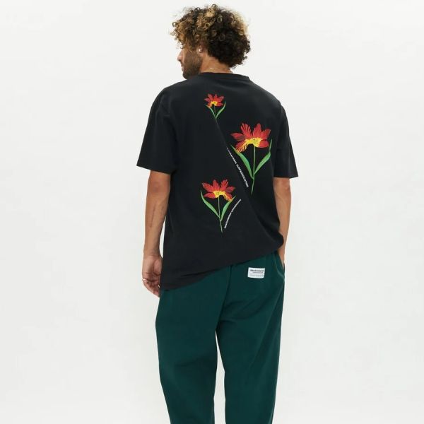 New Amsterdam Surf Association Tulip T-shirt Zwart