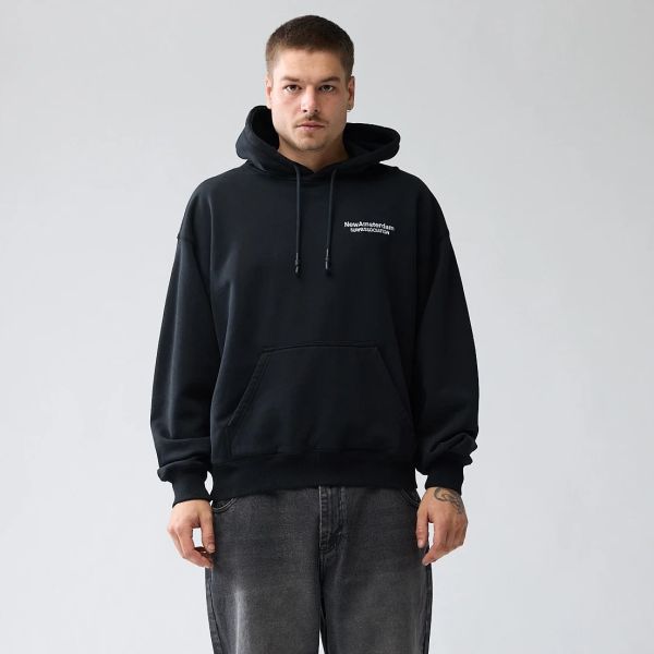 New Amsterdam Surf Association Weather Icon Hoodie Zwart