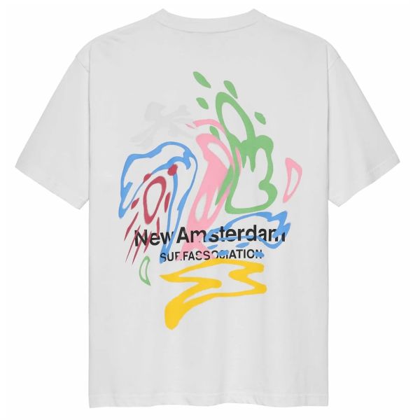 New Amsterdam Surf Association Weather Icons T-shirt Wit