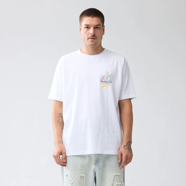 New Amsterdam Surf Association Weather Icons T-shirt Wit