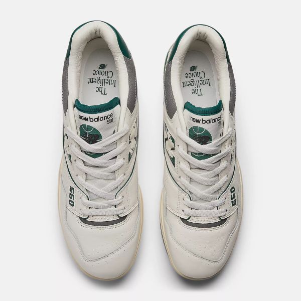 New Balance 550 Sneaker Off White/Groen