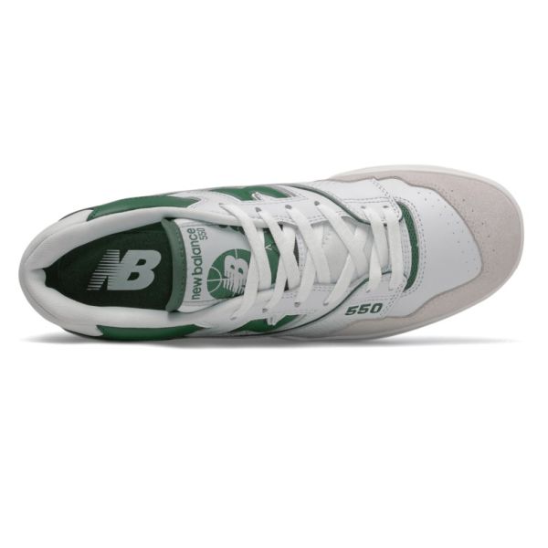 New Balance 550 Sneaker Wit/Groen