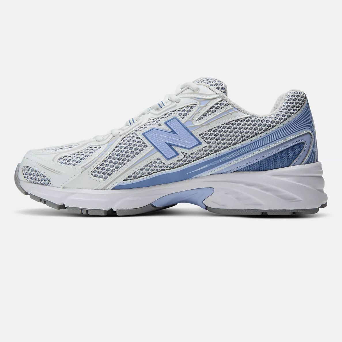New Balance 740 Sneaker Wit/Licht Blauw