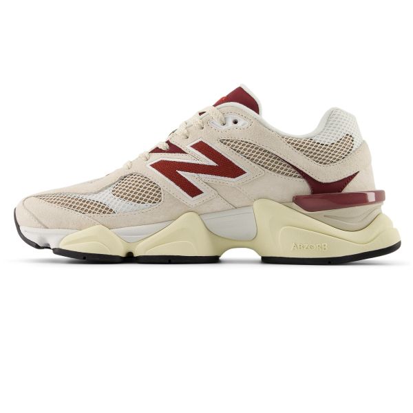 New Balance 9060 Sneaker Beige/Rood