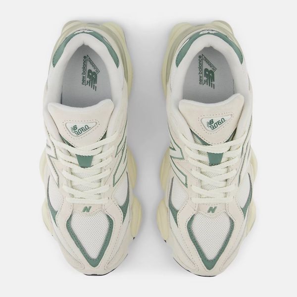 New Balance 9060 Sneaker Off White/Groen