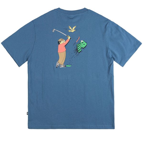 New Balance Athletics Golf Cartoon T-shirt Blauw