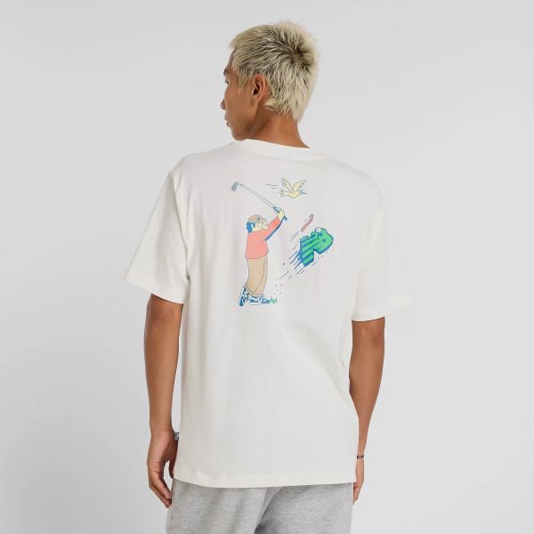 New Balance Athletics Golf Cartoon T-shirt Off White