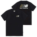New Balance Athletics Multi Color Logo T-shirt Zwart