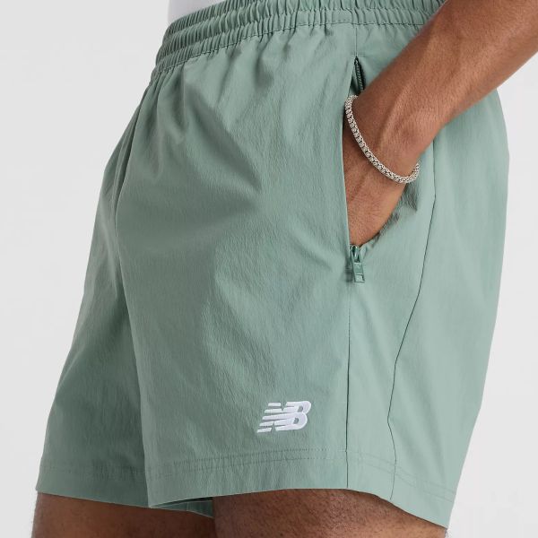 New Balance Athletics Stretch Woven Korte Broek Groen