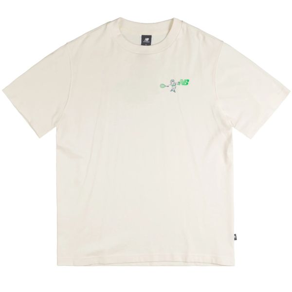 New Balance Athletics Tennis Cartoon T-shirt Off White