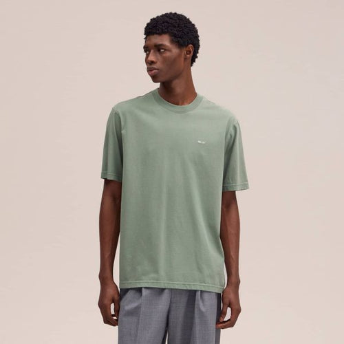NN.07 Adam Emb T-shirt Groen
