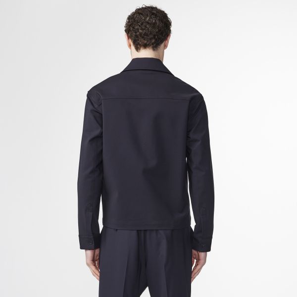 NN.07 Alban Overshirt Navy