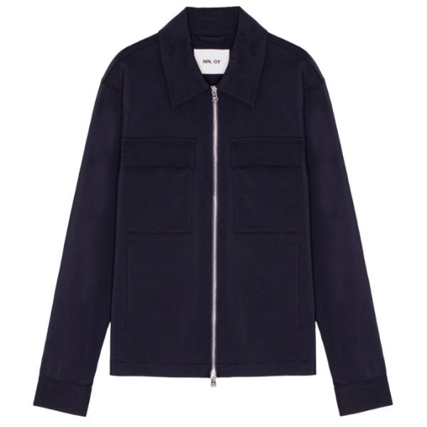NN.07 Alban Overshirt Navy