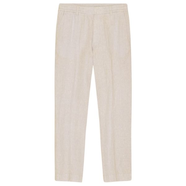 NN.07 Billie Linen Broek Off White