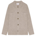 NN.07 Jonas Knit Overshirt Beige