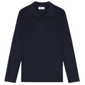 NN.07 Paul Longsleeve Polo Navy