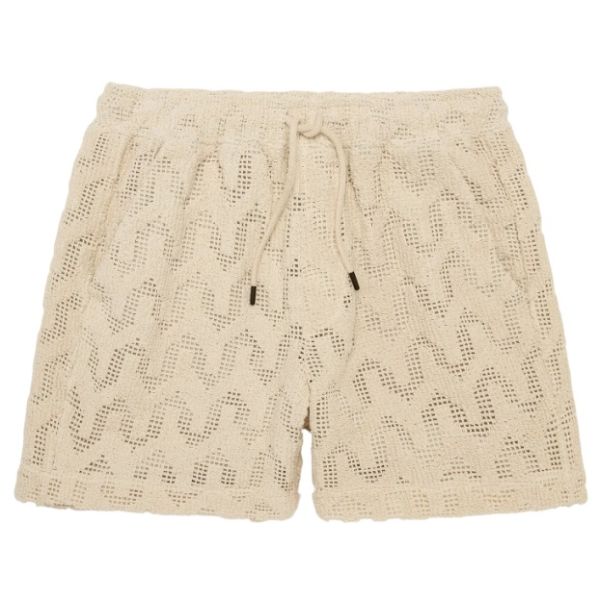 OAS Crochet Korte Broek Beige