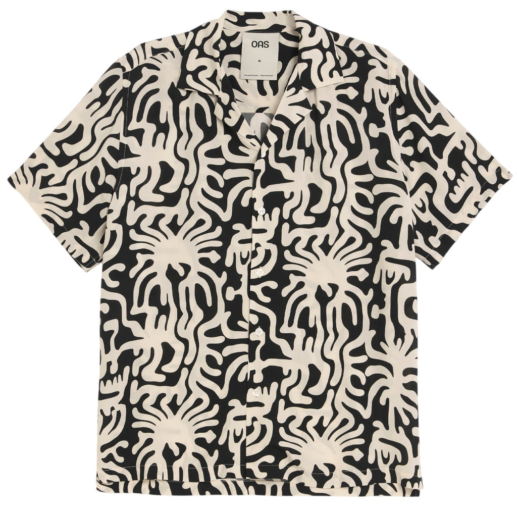 OAS Loefy Rocco Overhemd Zwart/Off White