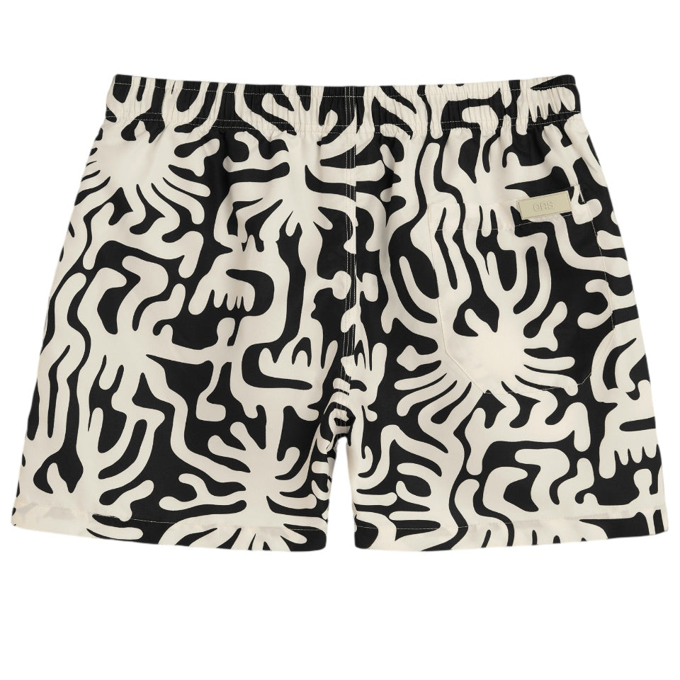OAS Loefy Zwembroek Zwart/Off White