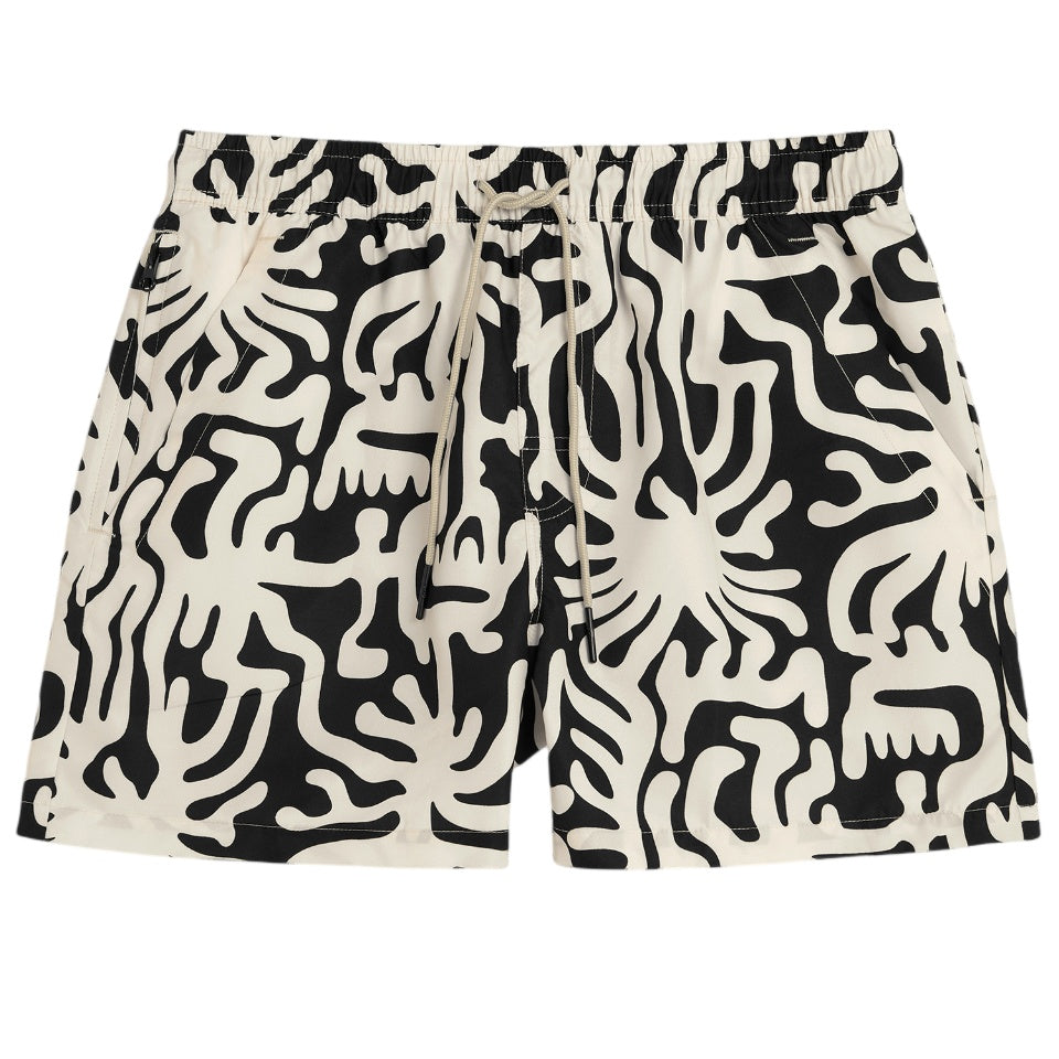 OAS Loefy Zwembroek Zwart/Off White