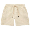 OAS Porto Waffle Korte Broek Beige