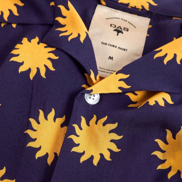 OAS Sunday Sun Viscose Overhemd Paars