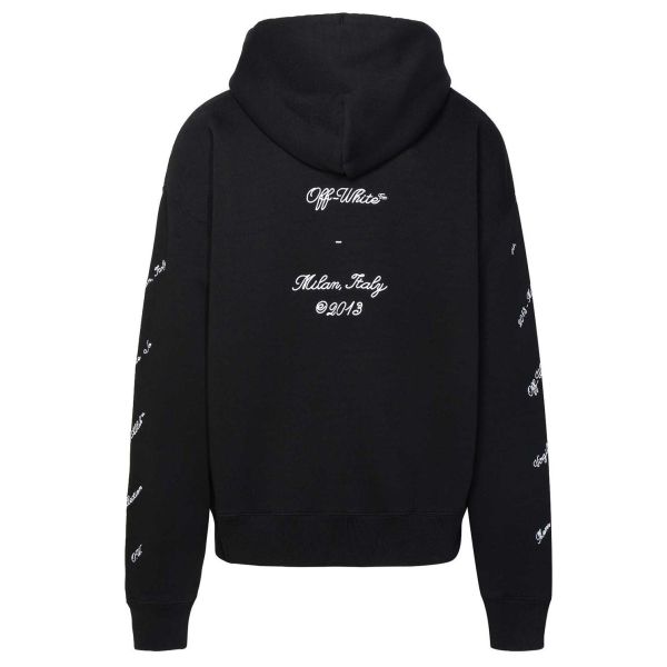 Off-White 23 Logo Skate Hoodie Zwart