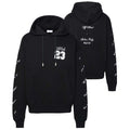 Off-White 23 Logo Skate Hoodie Zwart