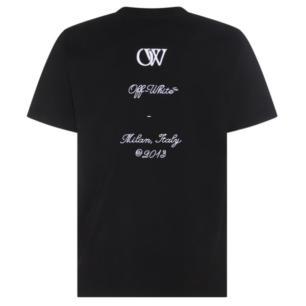Off-White 23 Logo Slim T-shirt Zwart