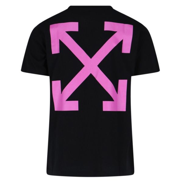 Off-White Arrow Caravaggio St Fran T-shirt Zwart