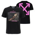 Off-White Arrow Caravaggio St Fran T-shirt Zwart