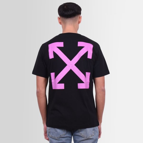 Off-White Arrow Caravaggio St Fran T-shirt Zwart