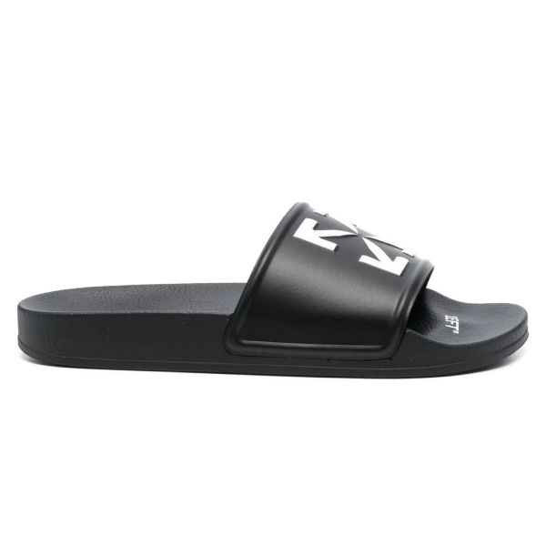 Off-White Arrow Slippers Zwart