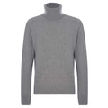 Off-White Basic Knitted Turtleneck Sweater Grijs