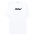 Off-White Blurred Logo Over T-shirt Wit