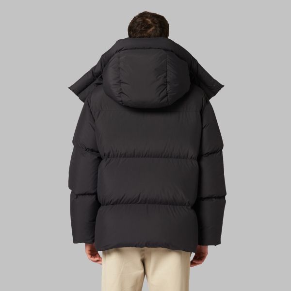 Off-White Bounce Hooded Down Puffer Zwart