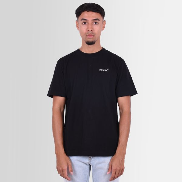 Off-White Bricks Slim T-shirt Zwart